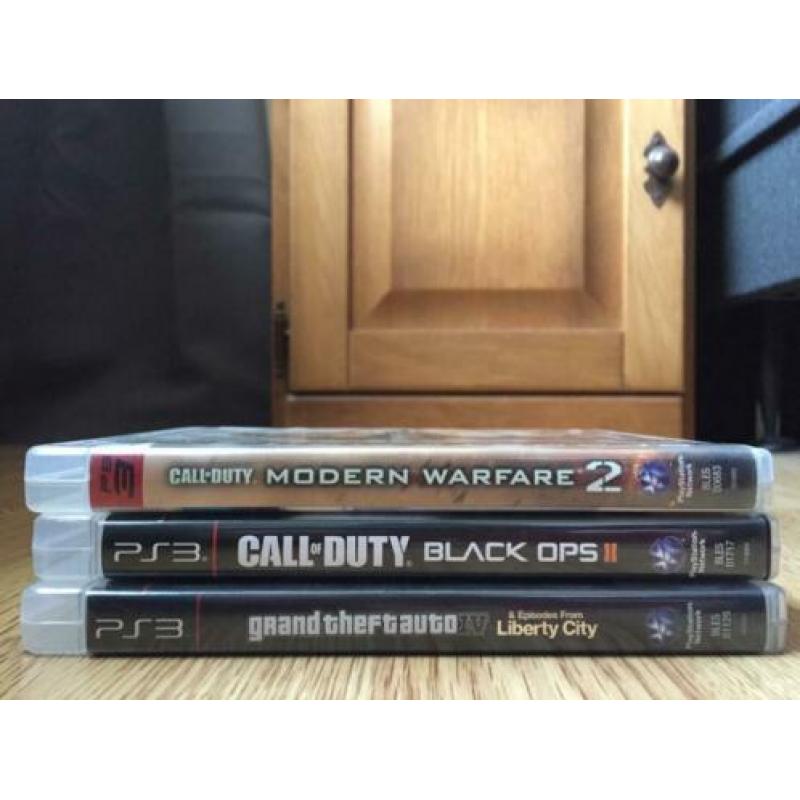 Black ops 2, modern warefare 2, GTA