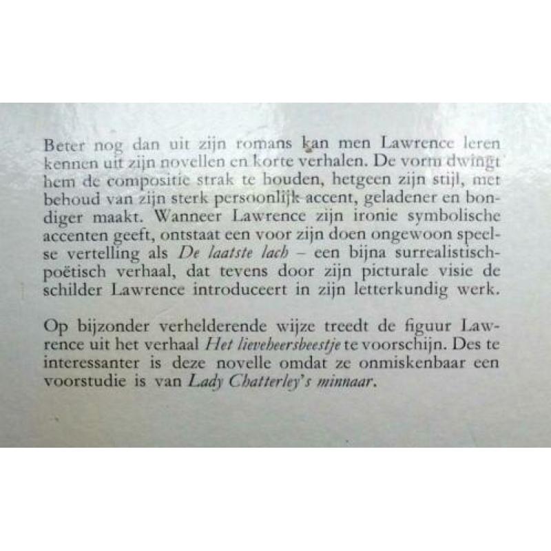 D.H. Lawrence - Het lieveheersbeestje en de laatste lach