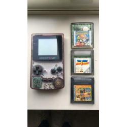 Gameboy Color met spellen