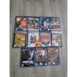 11 PlayStation 2 games, nette staat!