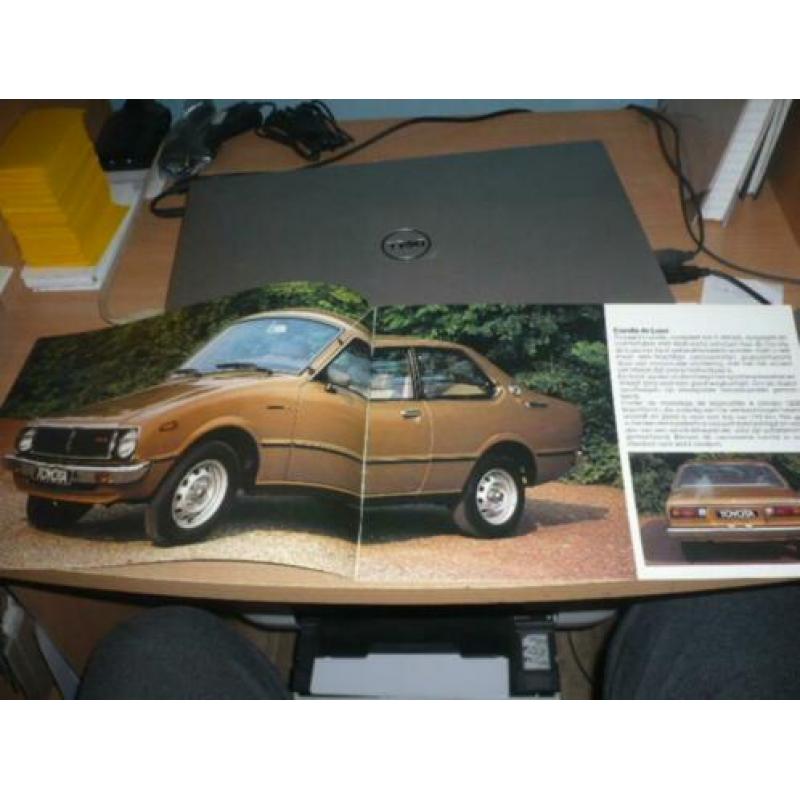 Folder TOYOTA COROLLA modellen uit 1978