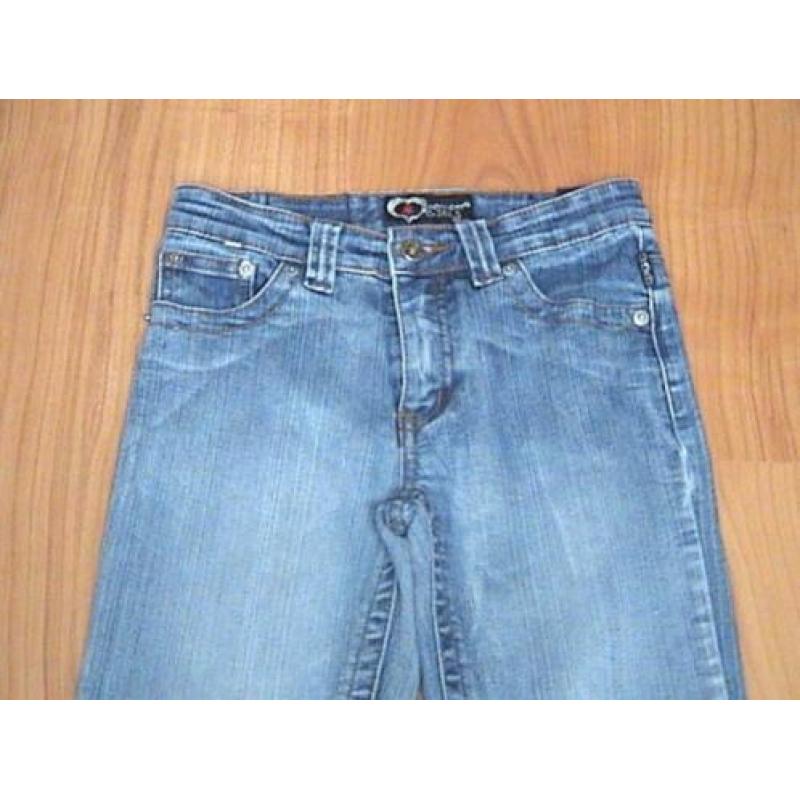 COOLCAT blauwe lange spijkerbroek / jeans maat 134 / 140