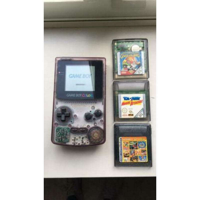 Gameboy Color met spellen