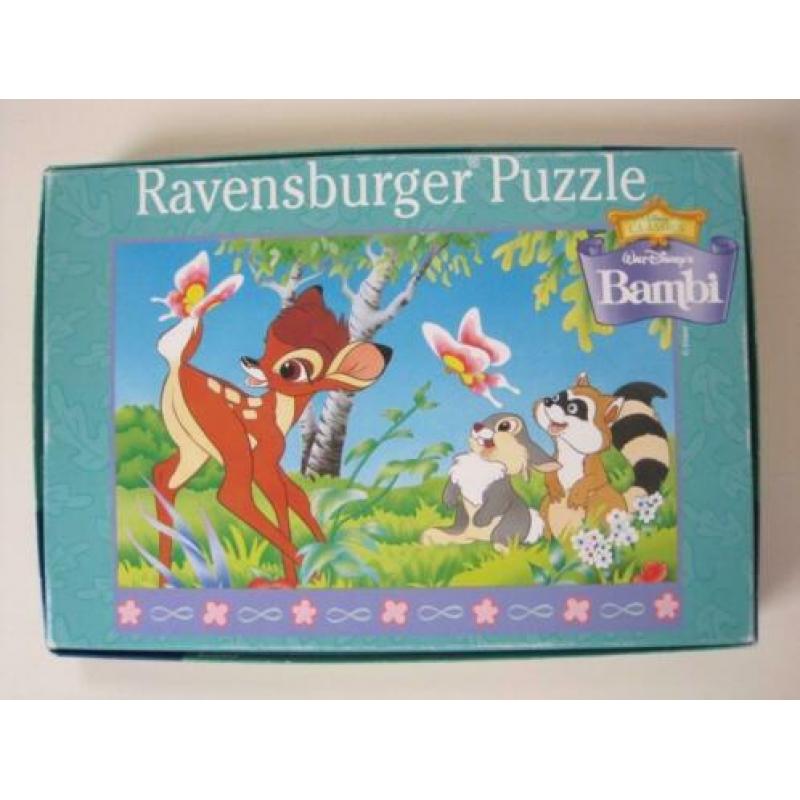 Ravensburger puzzel van Bambi 2 mooie puzzels in 1 doos