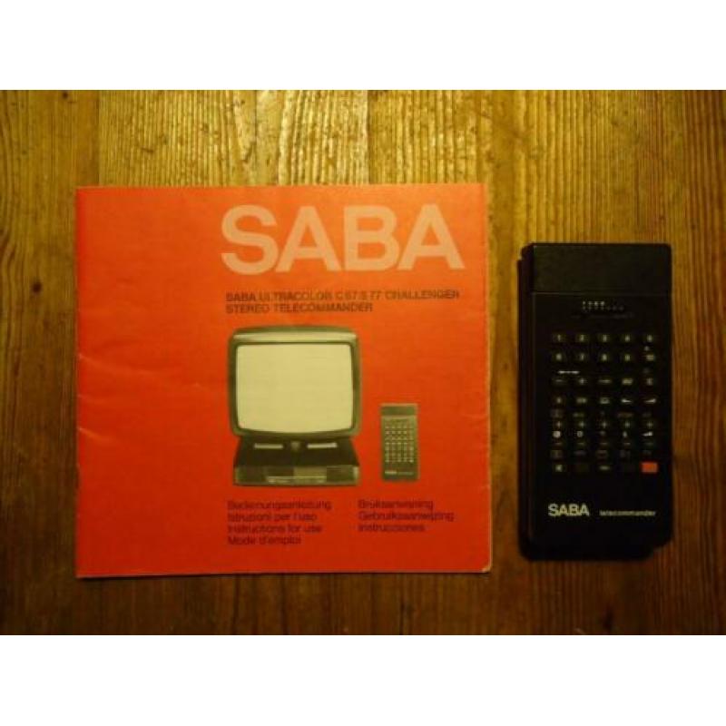 vintage Saba challenger design televisie retro