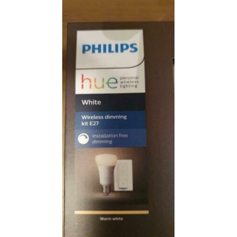 Philips Led lamp met afstandbediening, dimbaar