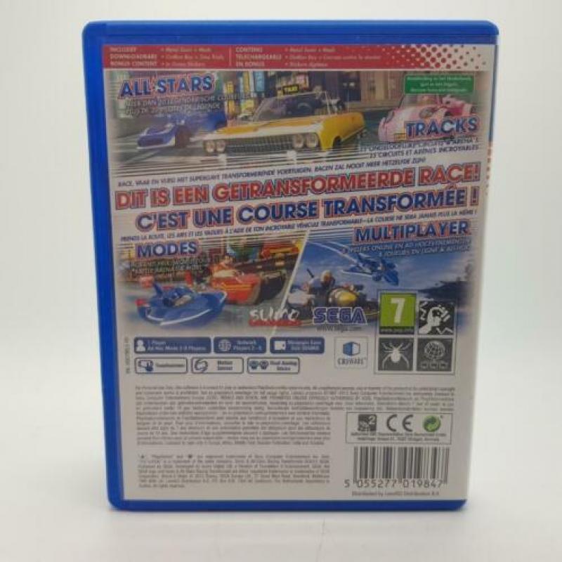 Sonic All-Stars Racing Transformed ps vita || Nu maar €17.99