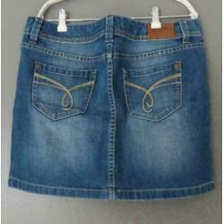 Esprit blauwe denim jeans rok maat W30