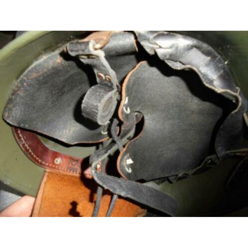 wo2 Zeldzame Nederlandse M28 Helm gedateerd met CM 1932