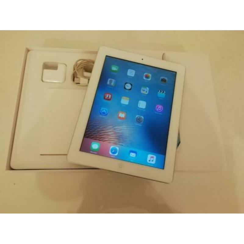 Apple Ipad 2 Wit 9.7 inch Wifi Compleet in doos.