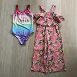 Zara H&M Primark Looxs zomerkleding meisje draagmt 134 zgan