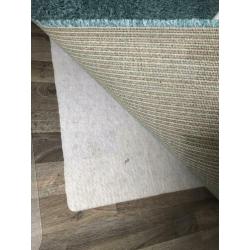 Carpetright kleed azuurblauw 160x230