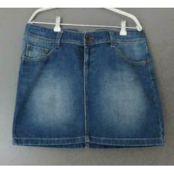 Esprit blauwe denim jeans rok maat W30