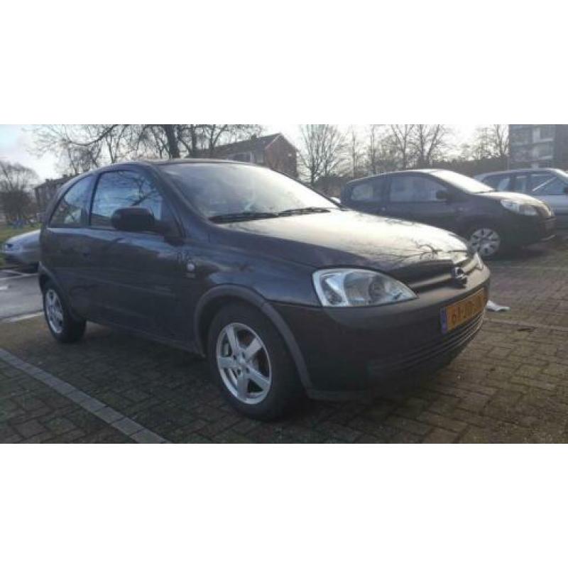 Opel Corsa 1.2 16V 3D 2002 Zwart