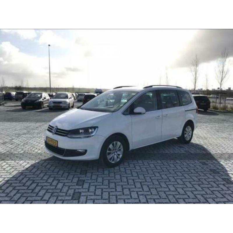 Volkswagen Sharan 1.4 TSI, DSG, Wit, '11, Dealer onderhouden