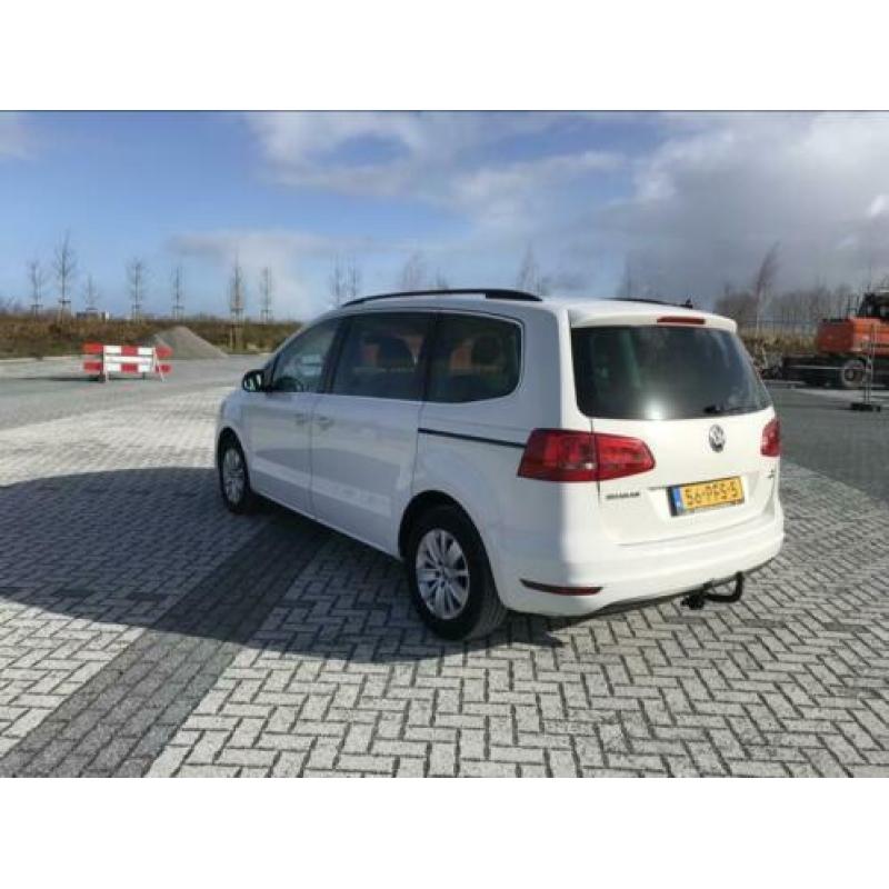 Volkswagen Sharan 1.4 TSI, DSG, Wit, '11, Dealer onderhouden