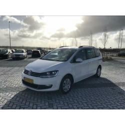 Volkswagen Sharan 1.4 TSI, DSG, Wit, '11, Dealer onderhouden