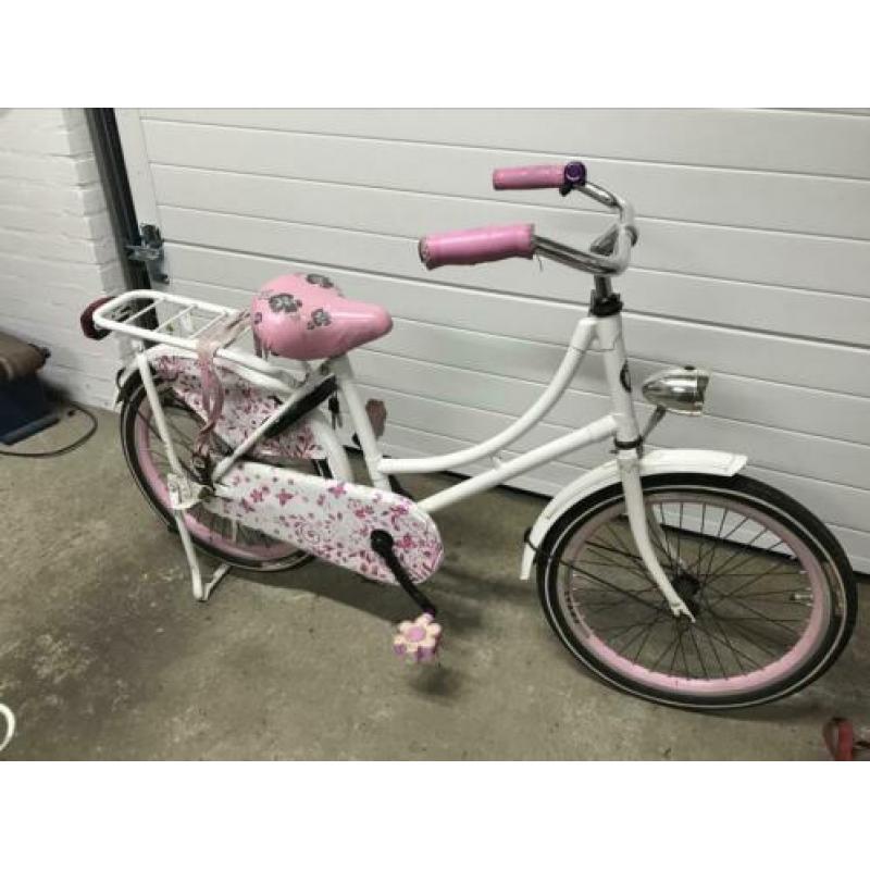 Roze Popal 20 inch meisjes Oma fiets