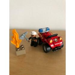 Lego Duplo 5603- Brandweercommandant met quad bike