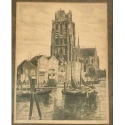 Grote oude ets Dordrecht, Grote Kerk.