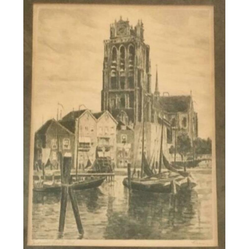 Grote oude ets Dordrecht, Grote Kerk.