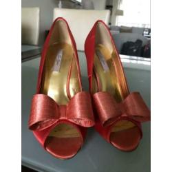 Prachtige originele rode Ted Baker pumps, maat 37.