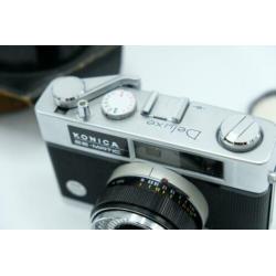 Konica EE-Matic Deluxe camera (nette staat)