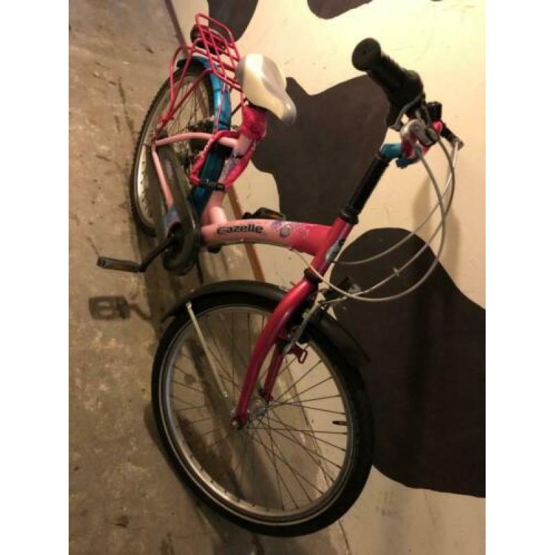 Gazelle spring meisjes fiets 22 inch met versnelling