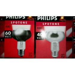 Spots, gloeilampen Philips Spotone R80