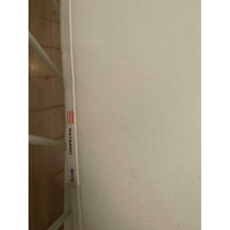 IKEA Leirvik bedframe incl lattenbodems en matras 140x200 cm