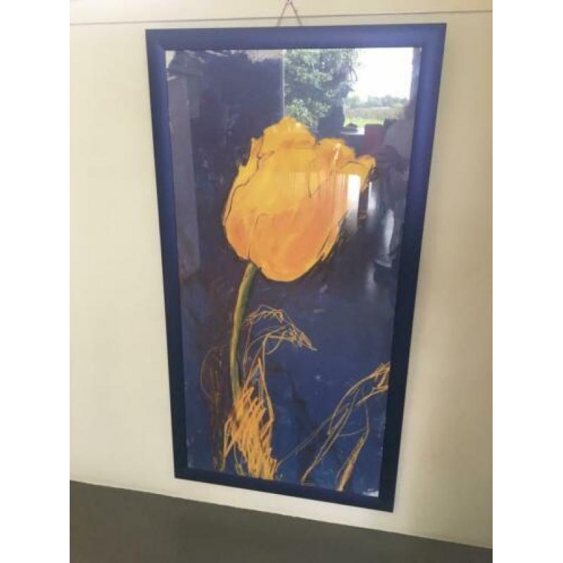 Schilderij, Lijst met tulp