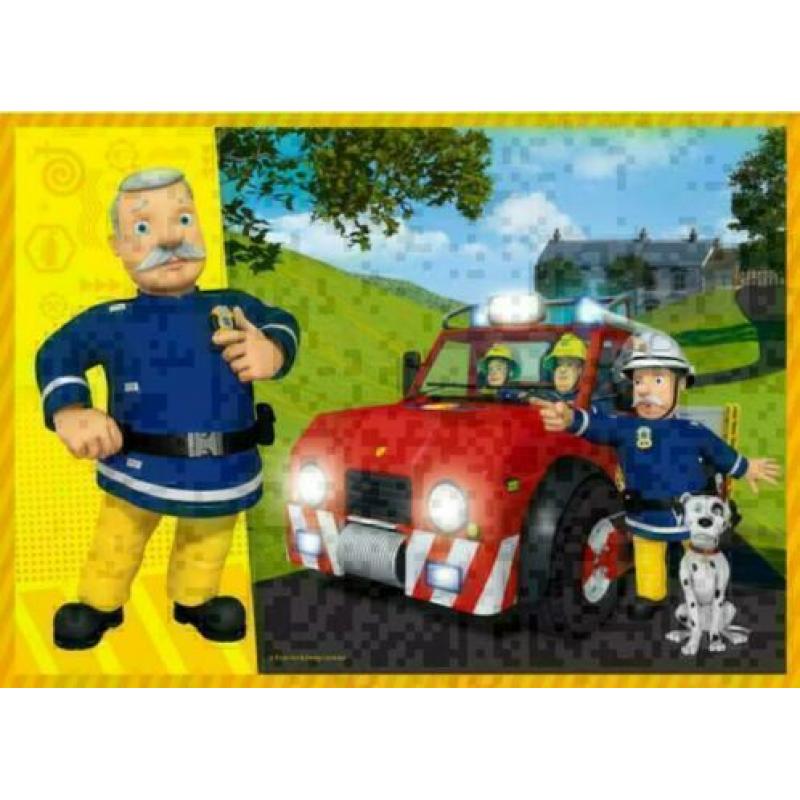 Brandweerman Sam 4 in 1 Puzzel - 35/48/54/70 stukjes - Trefl