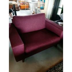 3 zitsbank met hocker en loveseat