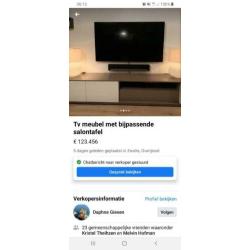 Te koop salon en tv meubel