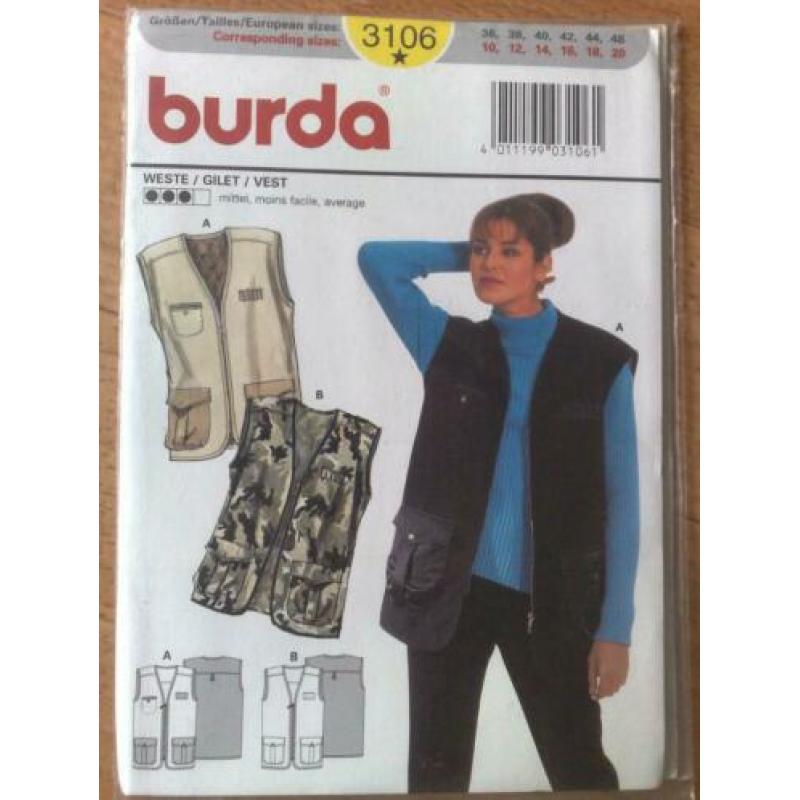 24 x Burda dames patronen (6)(nieuw)