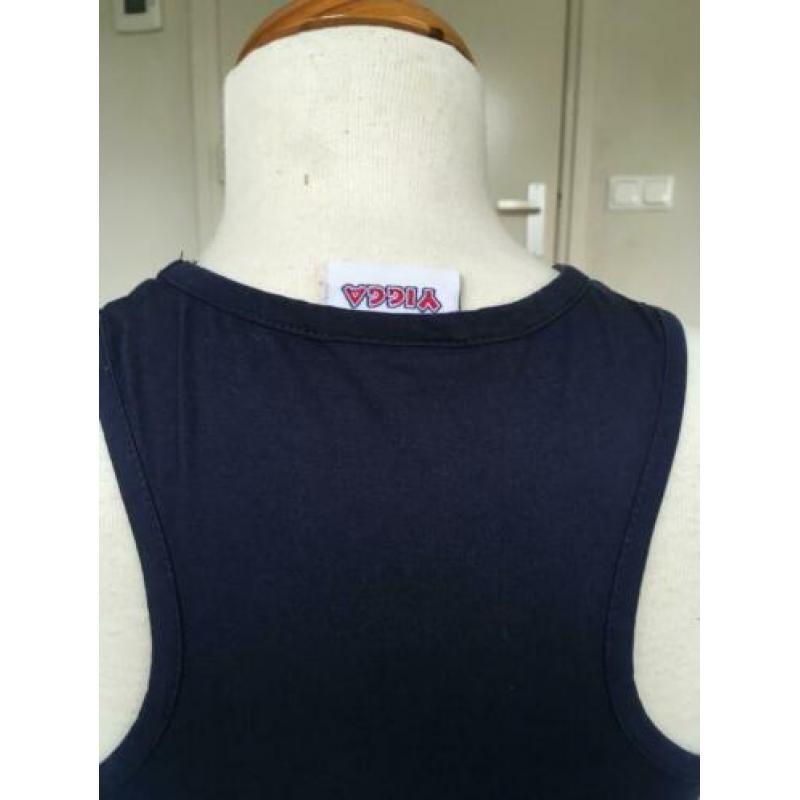 YIGGA tanktop / shirt donker blauw nieuwstaat 146 / 152 ZV