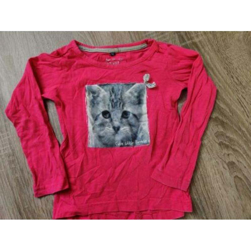 Frendz roze kat longsleeve - maat 92