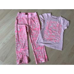 Vingino pyjama maat 122-128 roze meisje