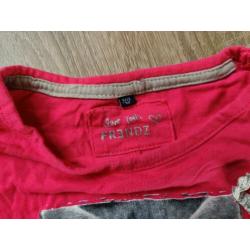 Frendz roze kat longsleeve - maat 92