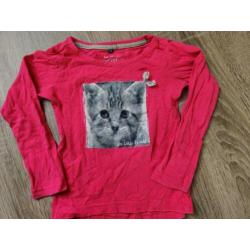 Frendz roze kat longsleeve - maat 92