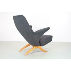 Theo Ruth Pinguin fauteuil in grijs Artifort design