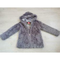 Fluffy teddy jas Coolcat maat 122/128