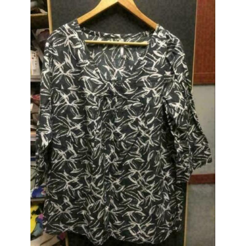 Printed dames blouse, maat; l