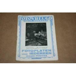 Zeldzaam magazine - Fotovreugd voor iedereen - 1929 !!