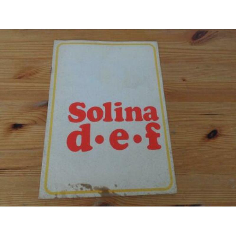 Solina d. E. F / solina g100 / g110