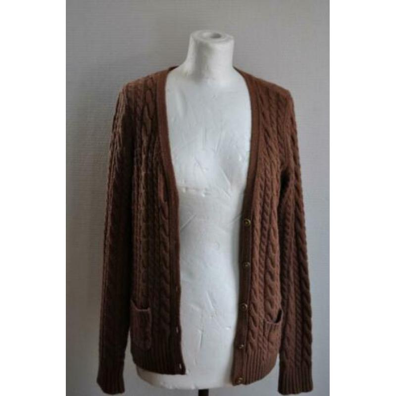 Vintage vest met kabels