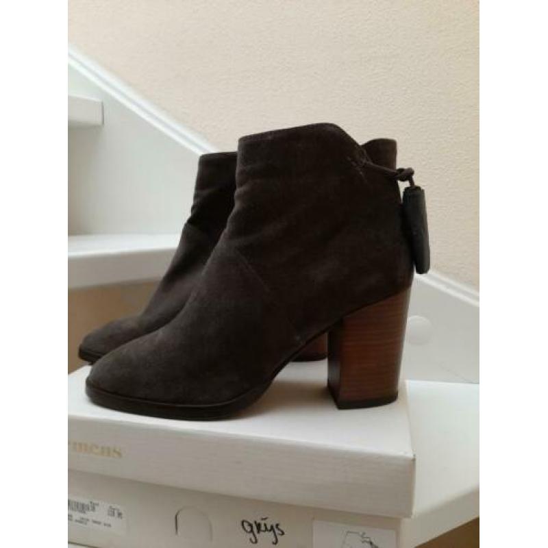 39 nieuw carmens dames laars grijs maat 39 hakh 8cm zool 1cm