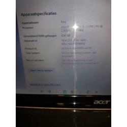 Te koop goedwerkende acer 7750 G met Windows 10