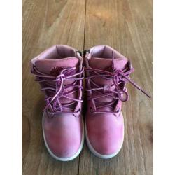 Roze timberland schoenen maat 26