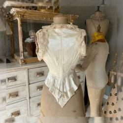 Bodice-victoriaanse bodice met kant